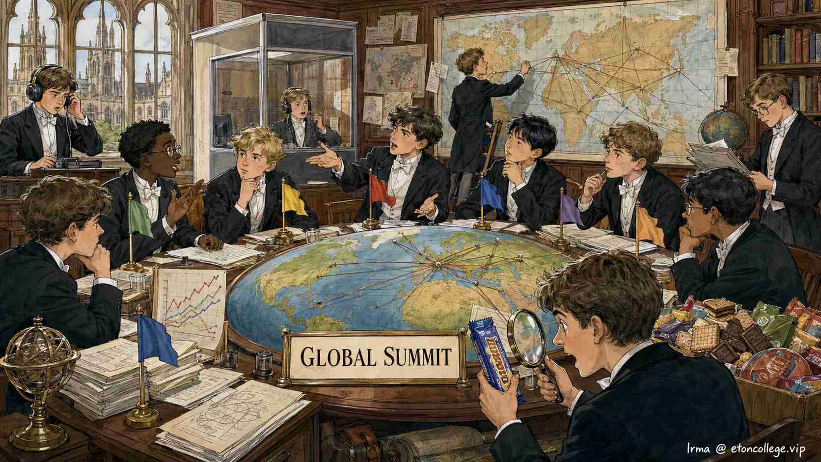 Eton Politics Society Holds Practice Trade Summit, Snacks Nearly Cause Incident