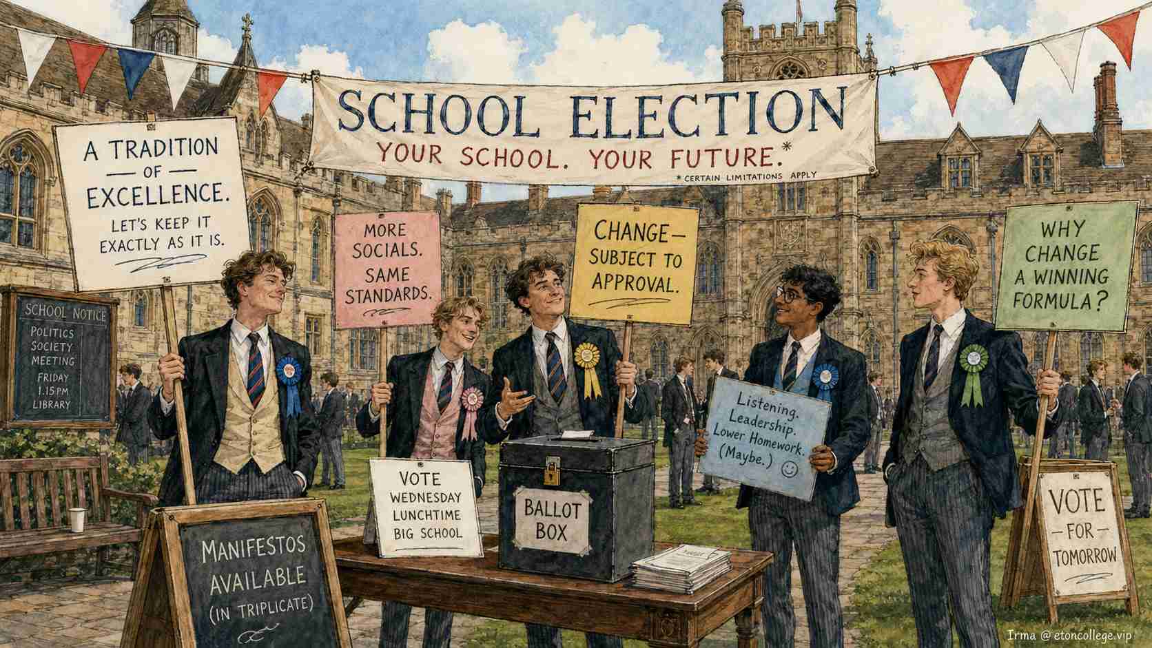 Debating Society President Reveals Long-Held Fear of the Chapel Bell