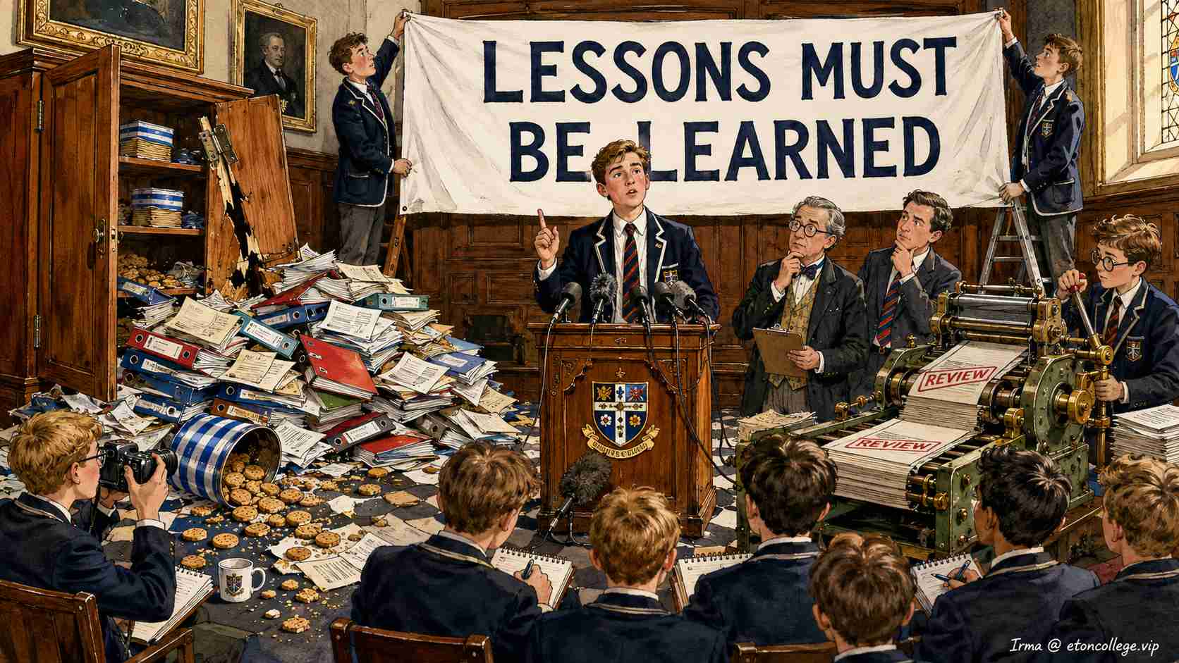 Eton Prefects Draft Formal Apology For Apology Sent Last Term