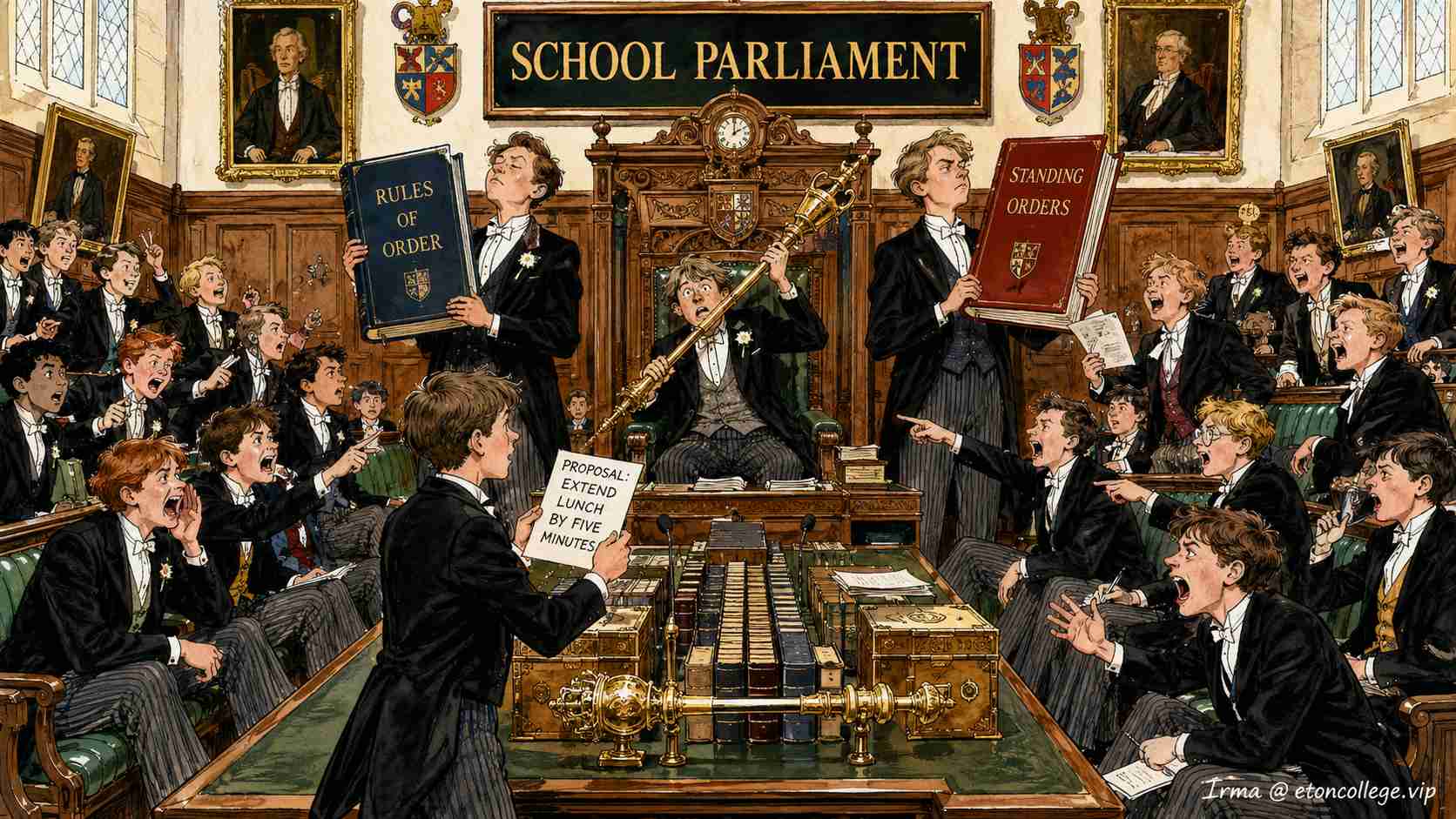 Eton Council Archive Reveals Entire Term Fits On Three Pages