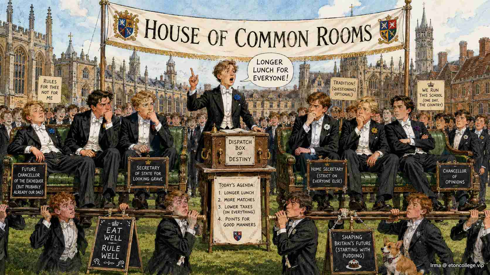 Eton Third Former Fixer Formally Retires From Unofficial Council Role